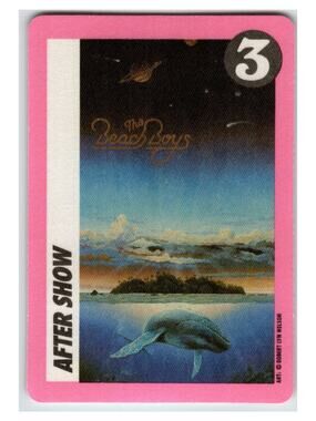 The Beach Boys After Show Robert Lyn Nelson Sticker Collectible #3